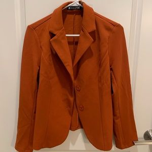 Burnt Orange Allegra K Blazer